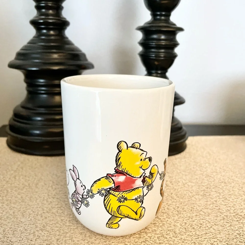 NWT Winnie the Pooh Daisy Chain Toothbrush Holder/Rinse Cup Set - Picture 7 of 11